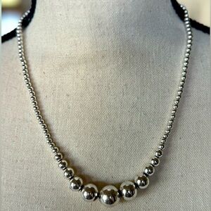 Silver toned necklace